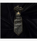 The Noir Royale Monogram Tie
