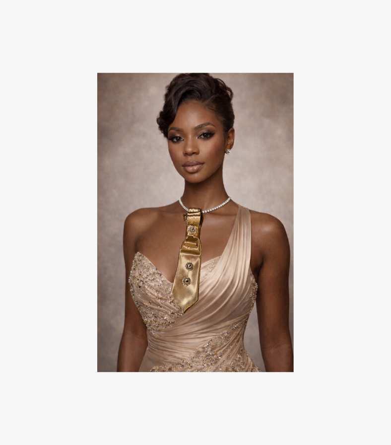 The Gilded Sovereign Tie