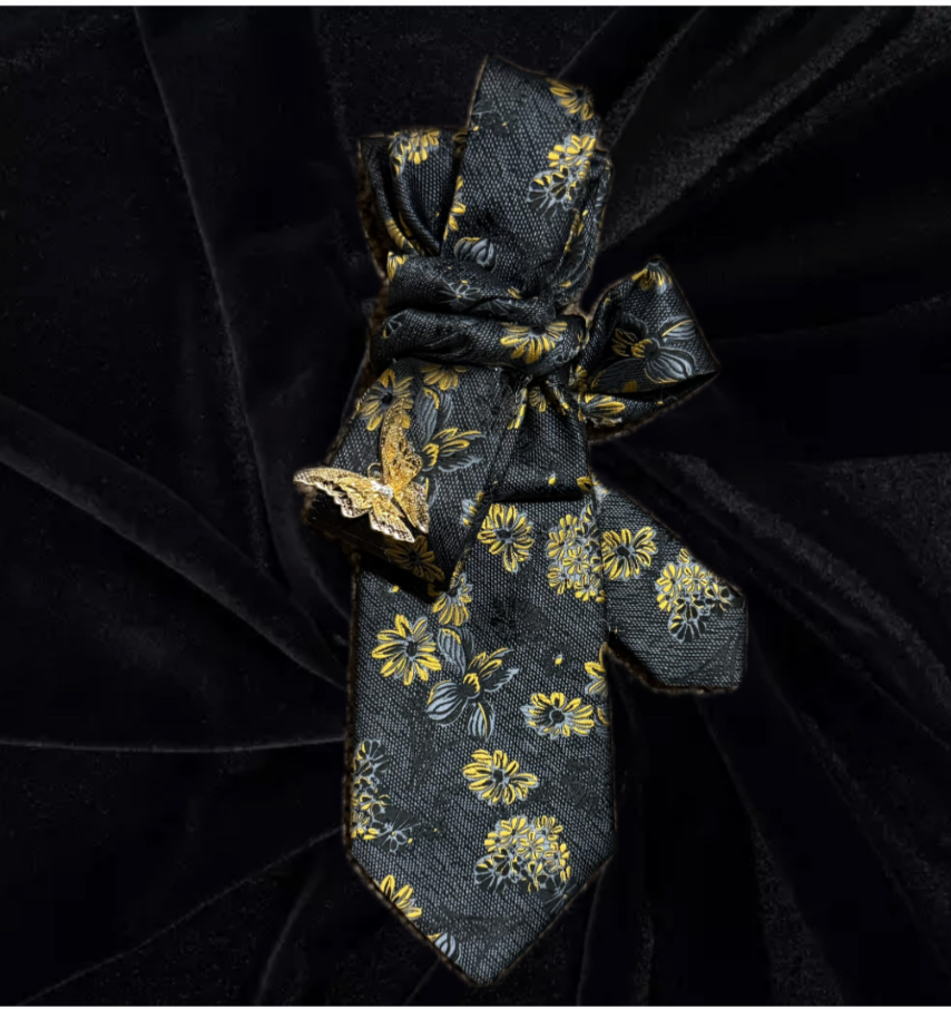 Noir Papillon Tie