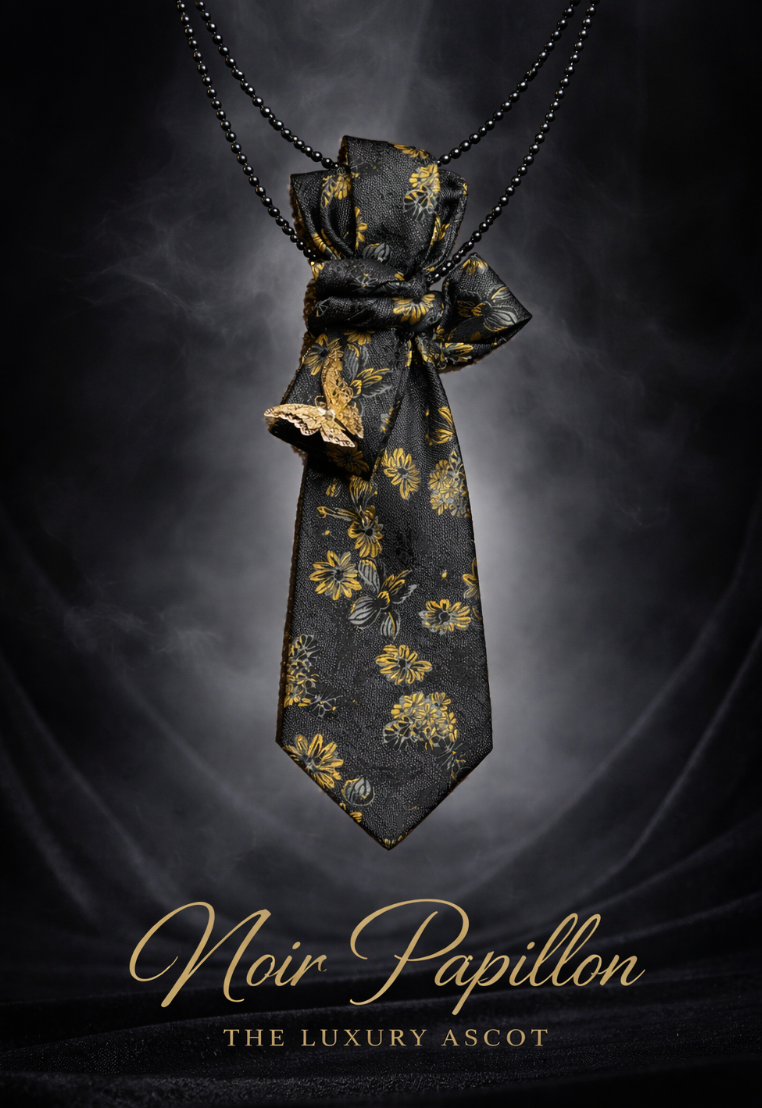 Noir Papillon Tie