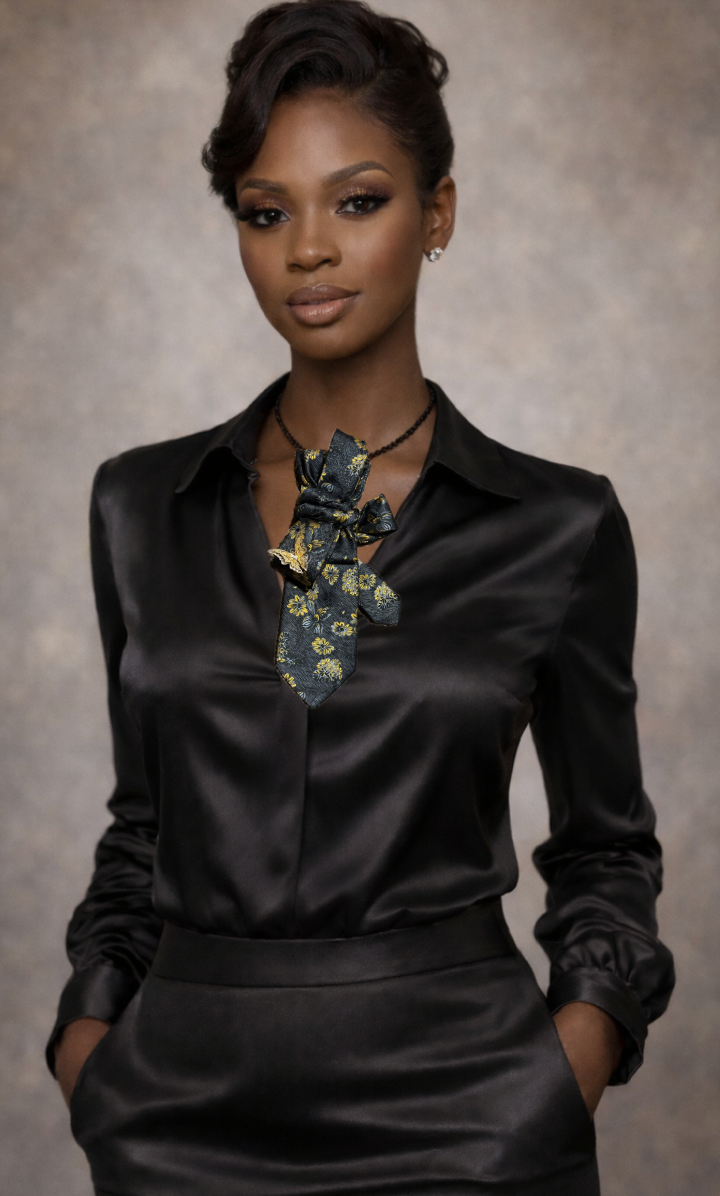 Noir Papillon Tie