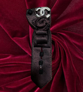 Burgundy Noir Couture Statement Tie 2